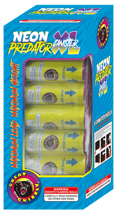 【特大ＸＯ：３Ｌサイズ】蛍光イエローニシ レーシングセパレート4点セット NEON PREDATOR XL 6 SHELLS 5