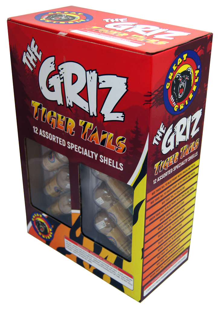 GRIZ SHELL WITH TIGER TAIL